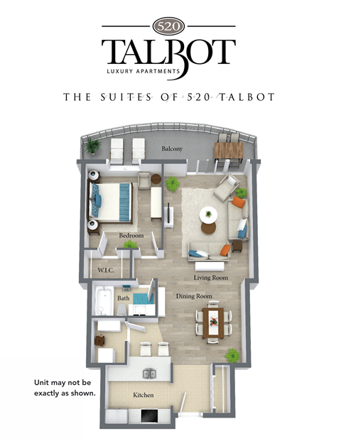 a floor plan of the talbot